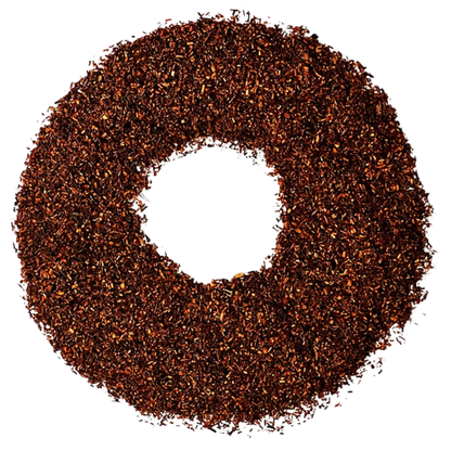 Photo showing Bourbon Vanilla Rooibos Superior by Olfachaï. Made with South African organic rooibos Superior tea with a intrinsic berries fig creamy facet, amplified by creamy buttery Bourbon Vanilla.